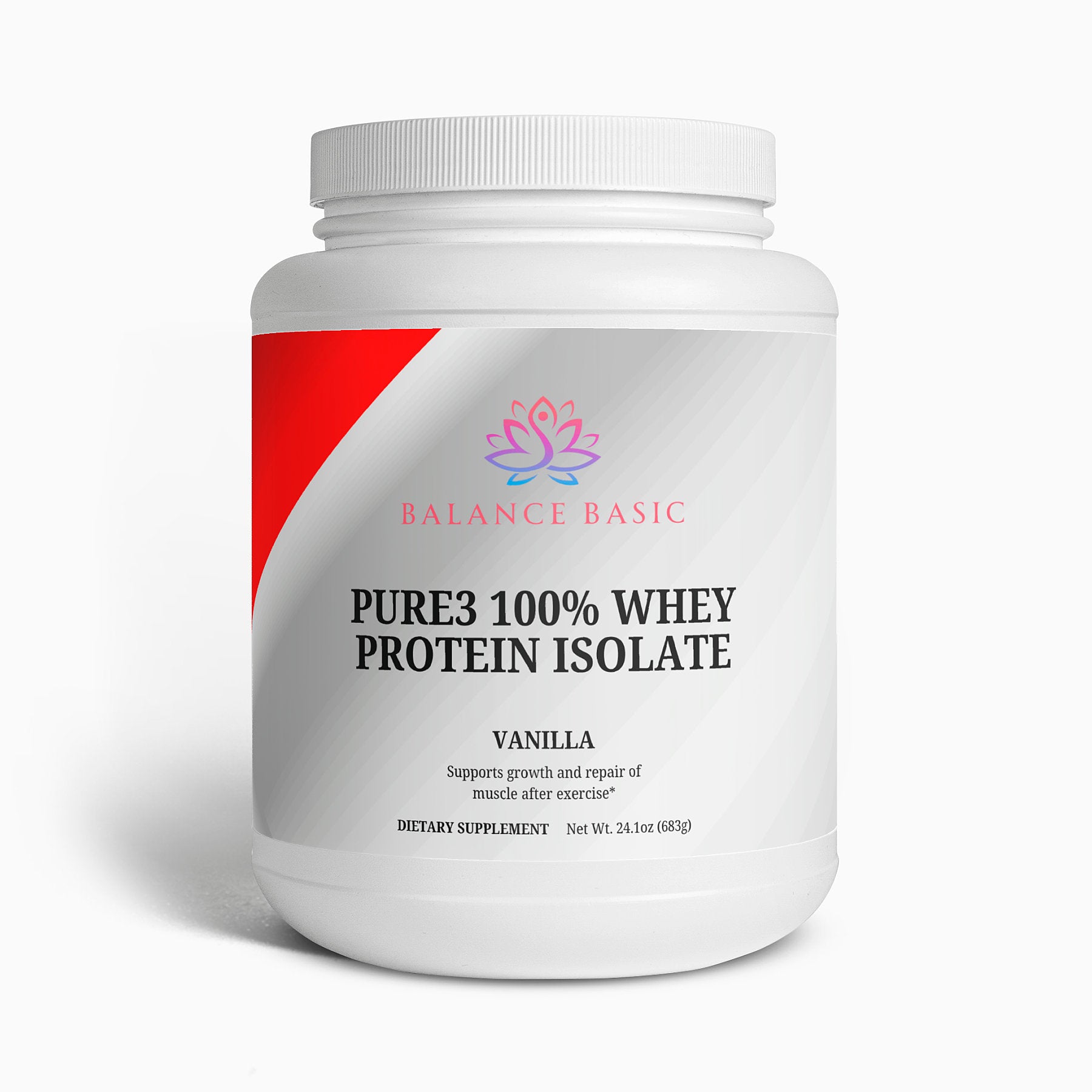 Pure3 100% Whey Protein Isolate (Vanilla)