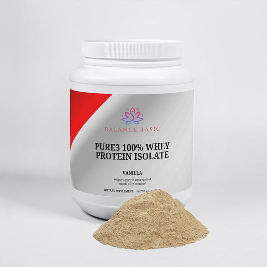 Pure3 100% Whey Protein Isolate (Vanilla)